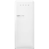 Smeg FAB28RWH5UK white, 60cm 50s Style Right Hand Hinge Fridge with Icebox White