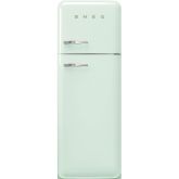 Smeg FAB30RPG5UK Pastel Green, 60cm 50s Style Right Hand Hinge Freezer over Fridge