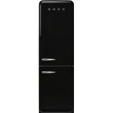 Smeg FAB32RBL5UK black, 60cm 50s Style Right Hand Hinge Fridge Freezer Black
