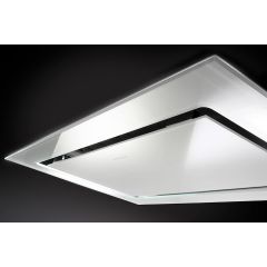 Faber HEAVEN GLASS 2.0 EV8+ KL WH A90 White Glass, (350.0621.946) White Glass 90cm Ceiling Extractor