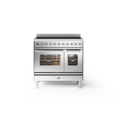 ILVE PDI096WE3/SS Stainless Steel, Roma 90Cm Twin 6 Zone Induction