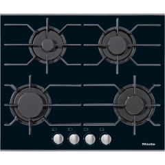 Miele KM3010 Black Glass, 626mmwide,4zonegashob-ceramicbase