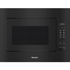 Miele M2240SC Obsidian Black, 60cmwide,80-800WMicrowave,dial,17litrecapacity,AutomaticProgrammes