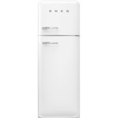 Smeg FAB30RWH5UK White, 60cm 50s Style Right Hand Hinge Freezer over Fridge