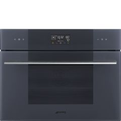 SO4102S3G 45cm Linea Steam 100 Oven Neptune Grey