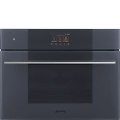 SO4104S4PG 45cm Linea Steam 100 Pro Oven Neptune Grey