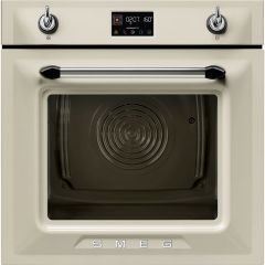 SOP6902S2PP 60cm Victoria Pyrolytic Steam Single Oven Cream
